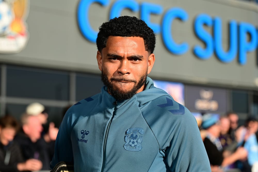 Coventry City defender Jay Dasilva (3) during the EFL Sky Bet Championship match between Coventry City and Portsmouth at the Coventry Building Society Arena, Coventry, UK on 21 April 2026.