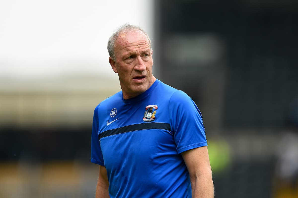 Coventry City goalkeeping coach Steve Ogrizovic during the EFL Sky Bet League 2 match between Notts County and Coventry City at Meadow Lane, Nottingham, England on 7 April 2018. Picture by Jon Hobley.