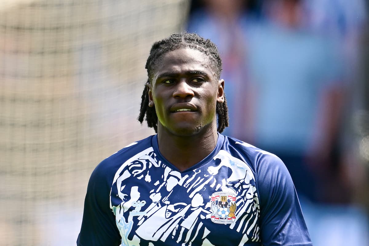 Coventry City midfielder Loum Tchaouna (18) during the Pre-Season Friendly match between Northampton Town and Coventry City at Sixfields stadium, Northampton, UK on 18 July 2026.