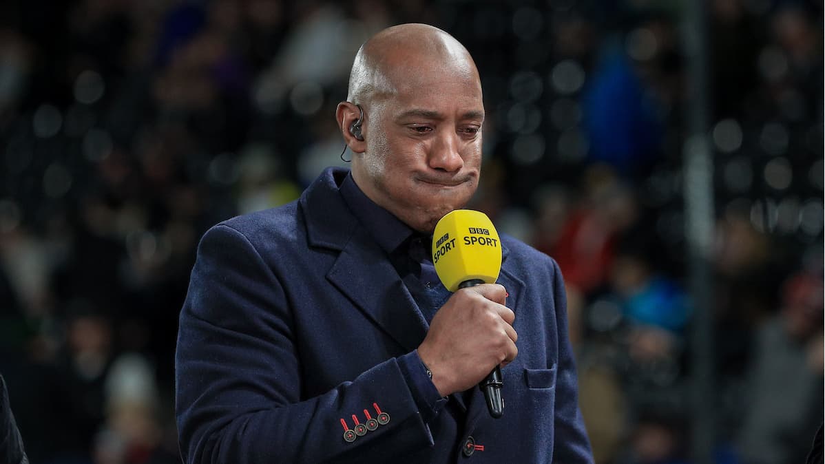 Dion Dublin during the FA Cup first round replay match between Derby County and Torquay United at the Pride Park, Derby, England on 15 November 2022.
